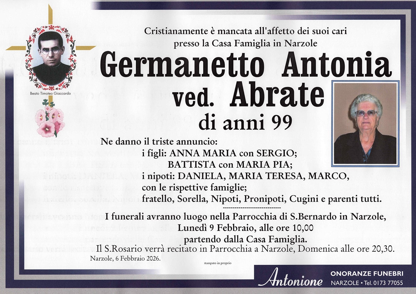 Germanetto-onoranze funebri antonione narzole