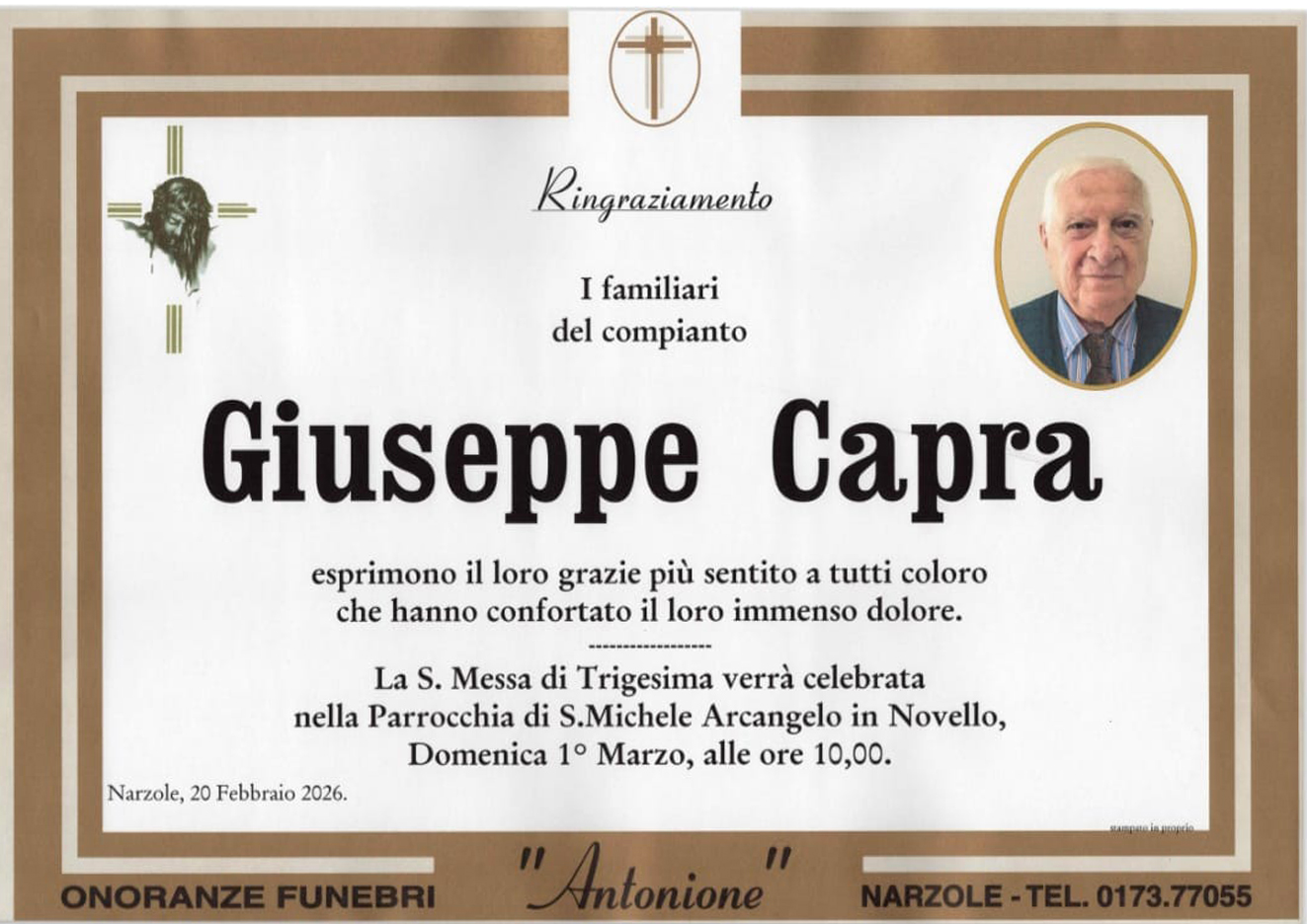 Capra-onoranze funebri antonione narzole