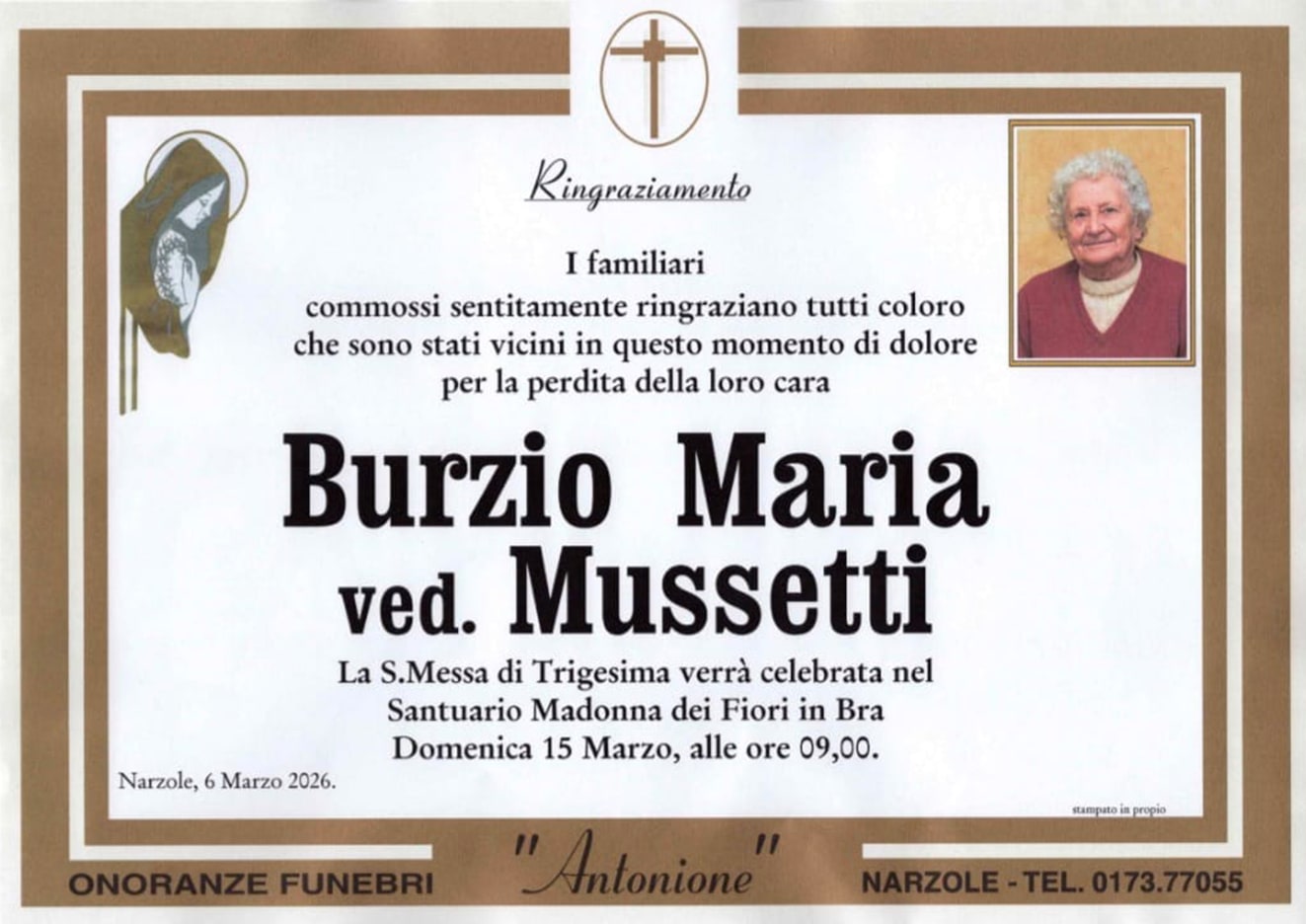 Burzio-onoranze funebri antonione narzole